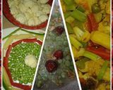 A picture of step 1 of Chinese mix vegetable.