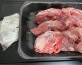 Une image de l'étape 1 de Haut de lapin à la moutarde.