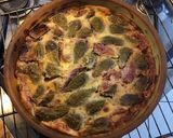 A picture of step 4 of Clafoutis with Roasted Green Figs and Honey.