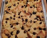 A picture of step 14 of Classic NOLA Bread Pudding with Bourbon Sauce.