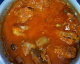 A picture of step 7 of Rajasthani Laal Maas.