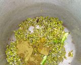 A picture of step 1 of Sprouted Magh ni kadhi.