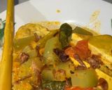 Foto langkah ke 9 dari resep Telur Tahu Tempe Labu Kuah Kuning.