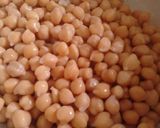 Foto del paso 4 de la receta Berenjenas rellenas con puré de garbanzos enriquecidas con Agua de Mar