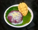 Hình bước làm 6 của món 🥭mango sticky rice 🥭(xôi xoài)