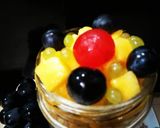 A picture of step 3 of Fruity jar🍌🍎🍏🍇🍑.