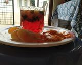 A picture of step 4 of Cranberry threesome appetizer.