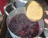 A picture of step 1 of Doum palm Hibiscus drink 🍹🍷.