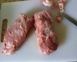 Foto del paso 1 de la receta: Solomillo de cerdo al jerez con salsa de verduras