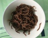 Hình bước làm 1 của món Mắm chưng thịt băm
