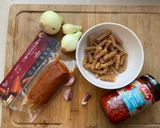 Foto del paso 1 de la receta: Pasta con chorizo vegano