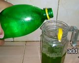 A picture of step 2 of Mint margarita.