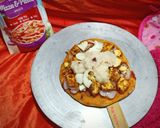 এগ পনির পিজ্জা উইদাউট ওভেন(egg paneer pizza without oven) রেসিপি ধাপ - 6 ছবি