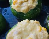 Foto del paso 7 de la receta: ZAPALLITOS RELLENOS VEGETARIANOS 🧅🌽 #800❤️👏 🥒🥚🧀