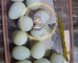 Foto langkah ke 1 dari resep Telur Rainbow.