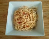 A picture of step 10 of Spaghetti Aglio Olio.