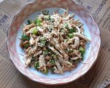รูปขั้นตอนการทำที่ 3 ของ นัตโตะกระเจี๊ยบเขียว & เนื้อไก่