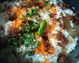 A picture of step 6 of Beef Biryani.