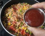 A picture of step 8 of Mexican Rice.