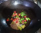 A picture of step 2 of Hyderabadi Dahi baray chat.