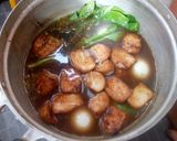 รูปขั้นตอนการทำที่ 4 ของ พะโล้โบราณแต่ใส่หมูกรอบ