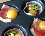 Foto del paso 9 de la receta: Entrantes fáciles con huevos en bandeja de cupcakes