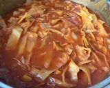 Paradicsomos káposzta, sült oldalassal recept fázis 6 fotója