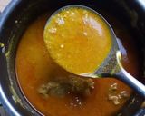 A picture of step 4 of Vegetable soup with groundnut.
