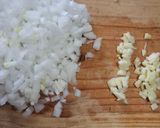 A picture of step 1 of Bolognese Sauce.