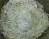 A picture of step 1 of Lauki ka halwa.