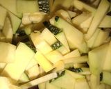 A picture of step 1 of Pumpkin sabzi😋.