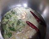 A picture of step 3 of Sambhar with idli.