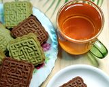 Foto langkah ke 5 dari resep Choco and Matcha Cookies(557).