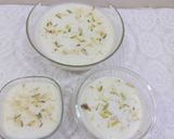 A picture of step 4 of Sabudana and semolina kheer.