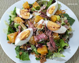 Foto del paso 7 de la receta: Ensalada de pato, naranja y huevo, con aliño de arándanos