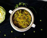 पत्तागोभी मटर की सब्ज़ी (patta gobi matar ki sabzi recipe in Hindi) रेसिपी चरण 8 फोटो