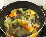 Hình bước làm 4 của món Canh soup củ quả chay