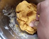 A picture of step 1 of Rajasthani dish gatte ki sabzi.