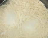 A picture of step 1 of Veg noodles.
