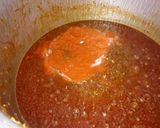 A picture of step 5 of Sindhi style fish pulao.