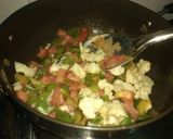 A picture of step 4 of Veg Italian Sizzler.