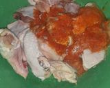 A picture of step 1 of Sweet, sour and spicy chicken wings.