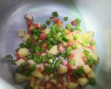 A picture of step 2 of Indori Poha.