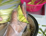 Gambar langkah 3 resipi Ketupat Palas.