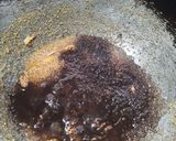 A picture of step 4 of Chocolate sooji halwa.