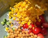 Egyiptomi csicseriborsós saláta recept fázis 3 fotója