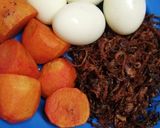 A picture of step 1 of Mutton and egg biryani #recipes marathon.