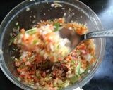 A picture of step 1 of Mixed Vegetables Roll.