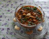 A picture of step 13 of Raw cashew spicy curry.