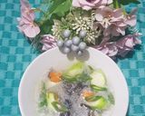 Foto langkah ke 5 dari resep Sayur Bening Oyong & Jamur Kuping.